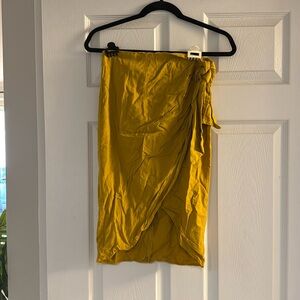 Zara Mustard skirt